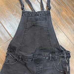 Zara Trafaluc Black Denim overalls